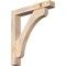 Ekena Millwork Legacy Block Smooth Bracket w/ Offset Brace, Douglas Fir, 5 1/2"W x 32"D x 36"H BKT0604X32X36LEC05SDF - alternate 1